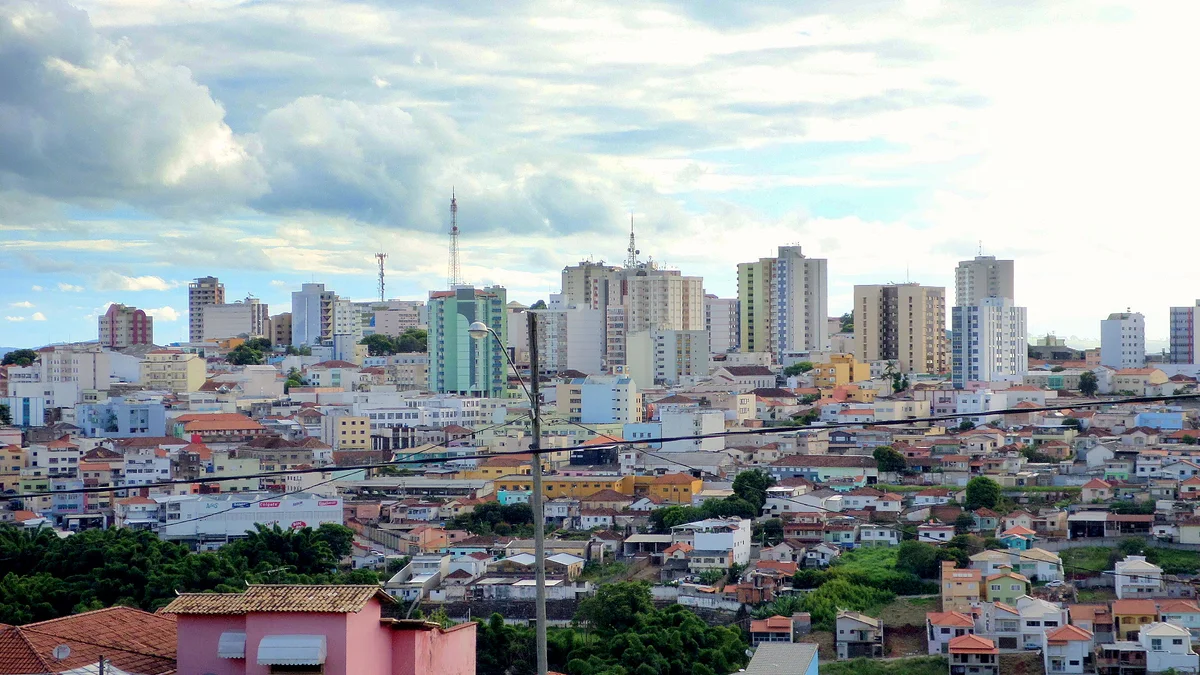 Aerial view of Varginha, Minas Gerais, Brazil — where multiple witnesses reported a creature sighting in January 1996